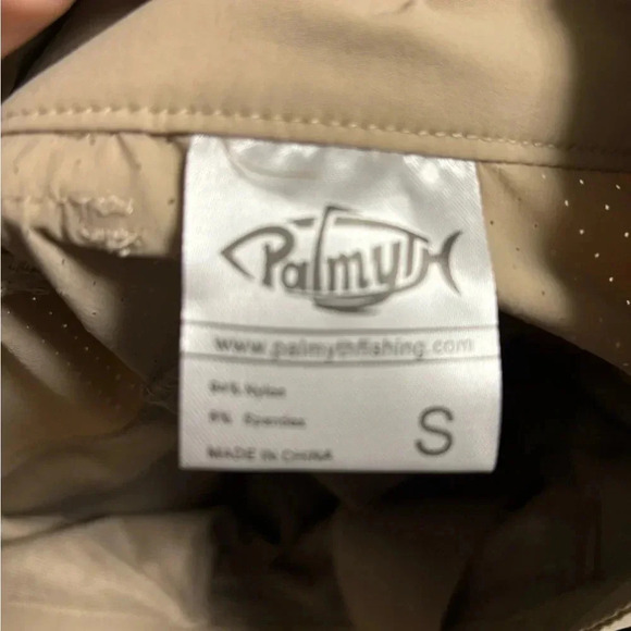 Palmyth Fishing Shorts Size Small Utility Cargo Quick Dry Water Sun Protect Nee - Picture 9 of 10